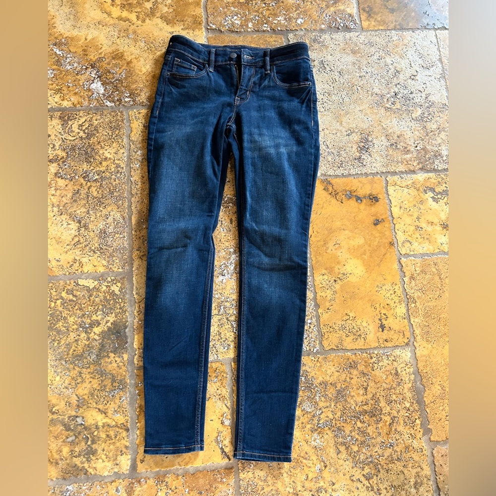 Medium Wash Mid-Rise Rockstar Super Skinny Old Navy Jeans
